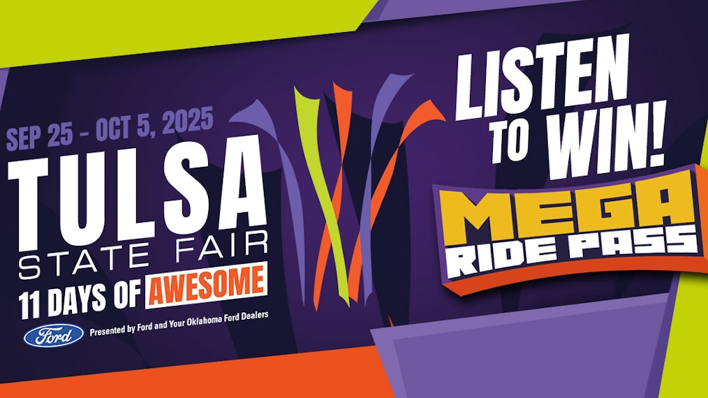 Listen to Win a Mega Ride Pass at the Tulsa State Fair!