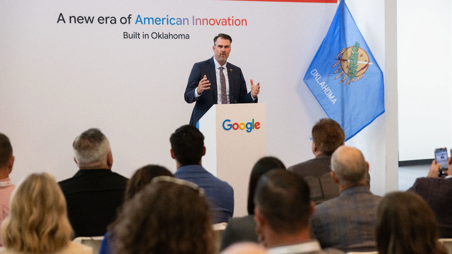 Gov. Stitt - Google Investment Announcement - Aug. 13, 2025