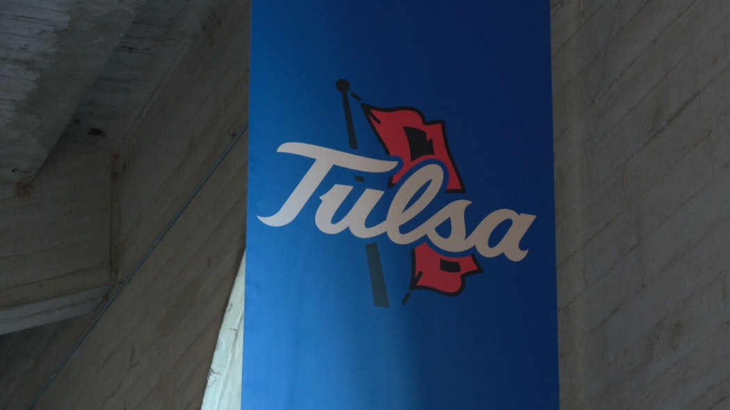Tulsa Football Stadium Banner
