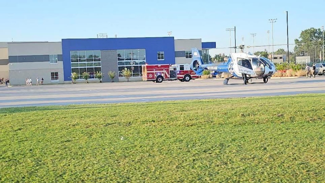 Pryor Creek car vs. pedestrian scene - Aug. 22, 2025 