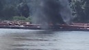 Helicopter crashes into barge on Mississippi River near St. Louis, killing 2 people