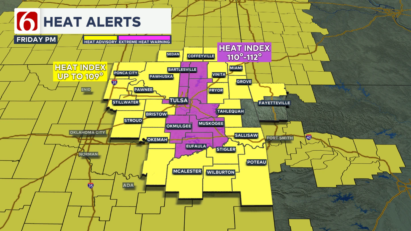 Extreme Heat Warning For Friday