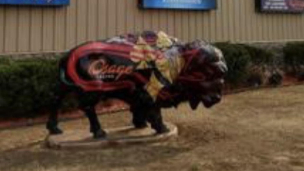 Osage Casino Buffalo Statue