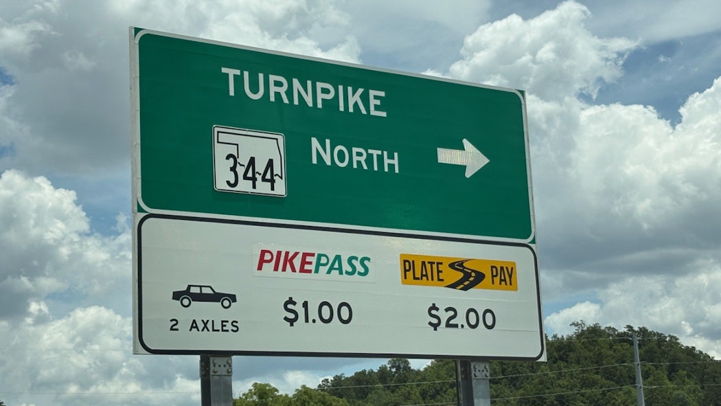 Oklahoma Turnpike Sign