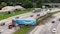 Amazon Semi blocks multiple lanes between Quanah and Union