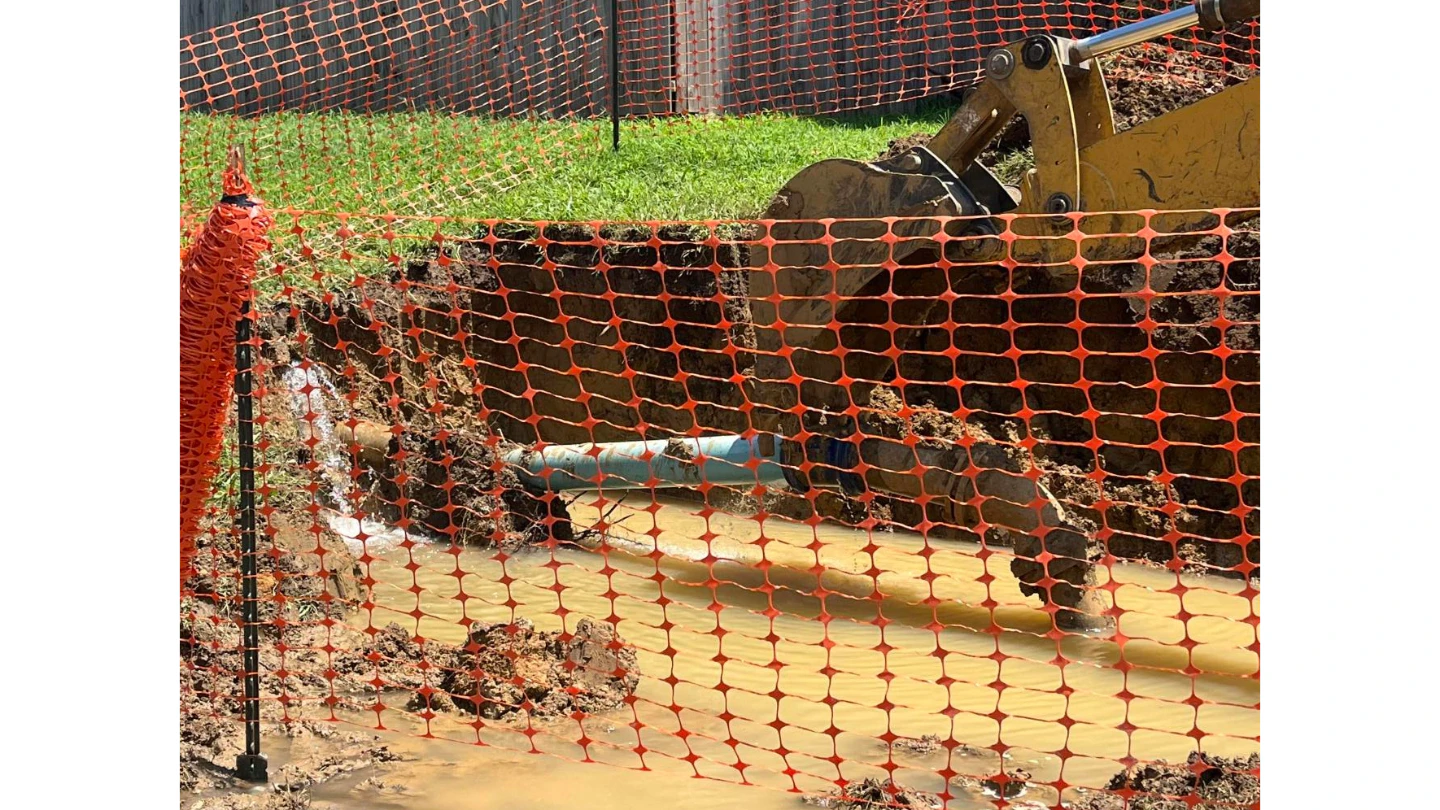 Dewey water line issue