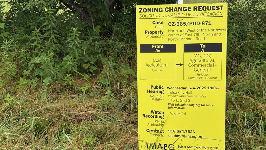 Zoning sign