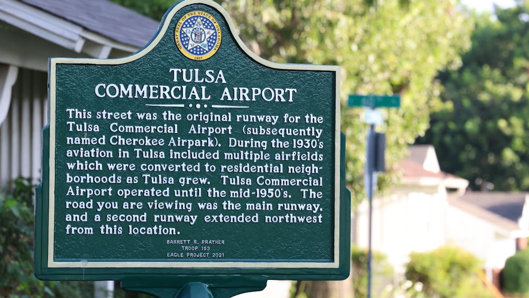 Commercial Airport Sign