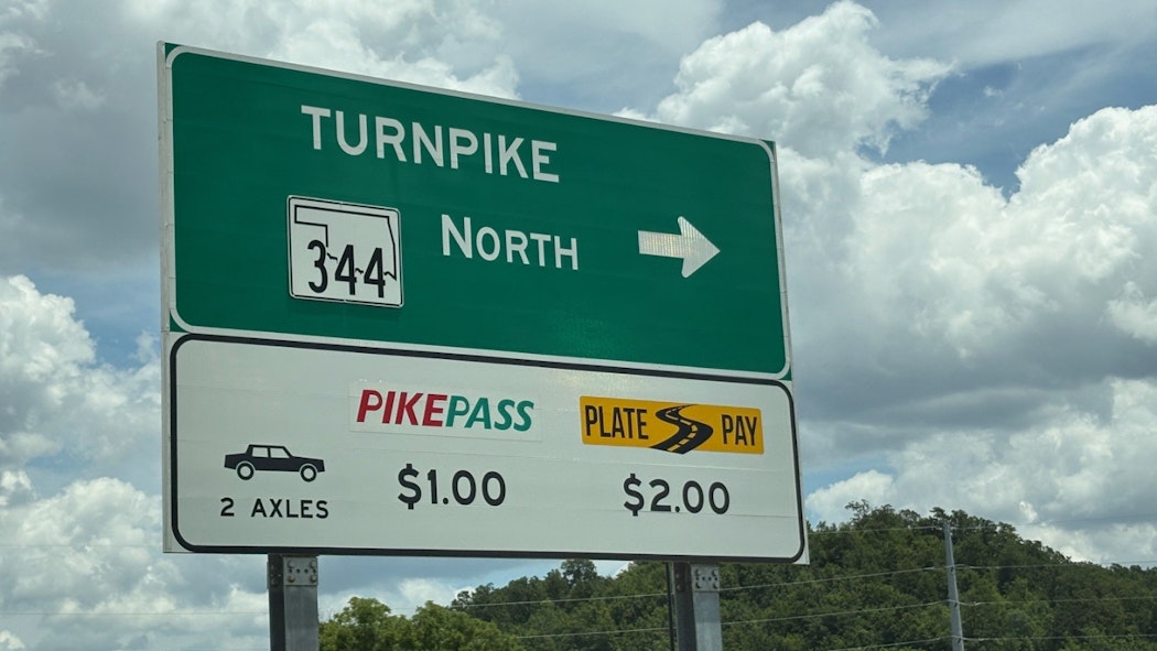 Turnpike Pikepass Sign