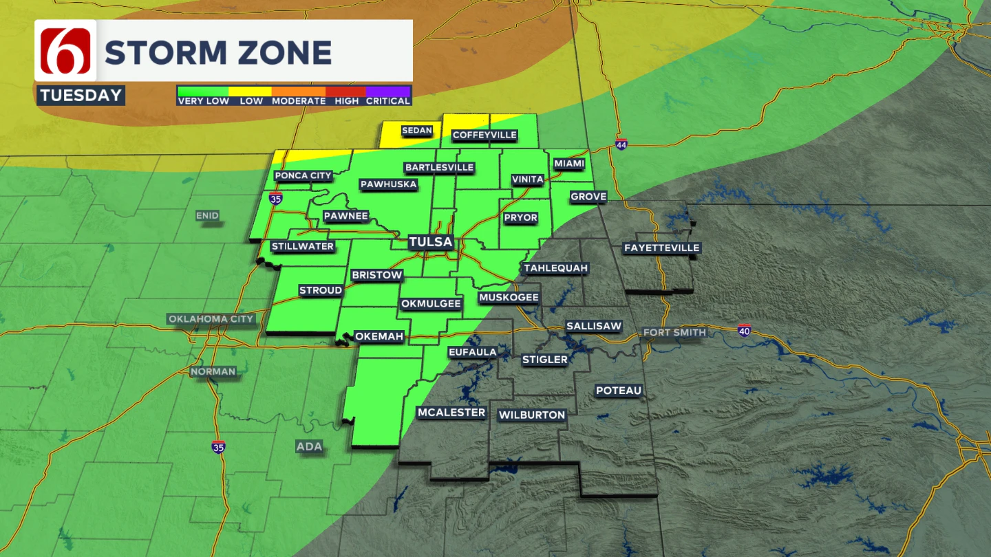 Tulsa Weather: Midweek storms could bring brief relief before heat wave ...