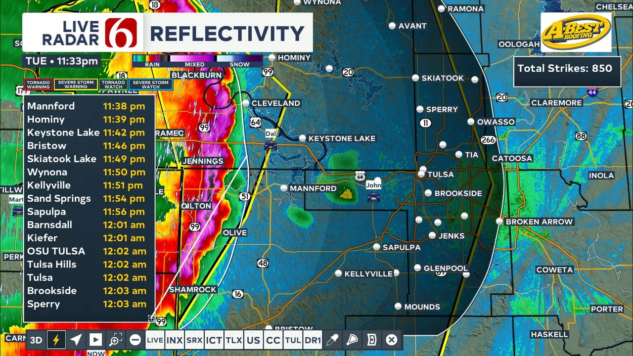 Storm track 6/17/2025