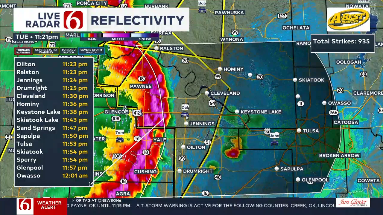 Storm Track (June 17, 2025 - 11:25pm)