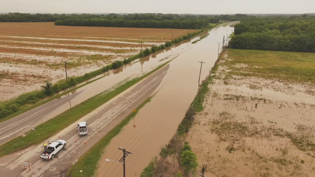 Highway 20 Flooding Skiatook