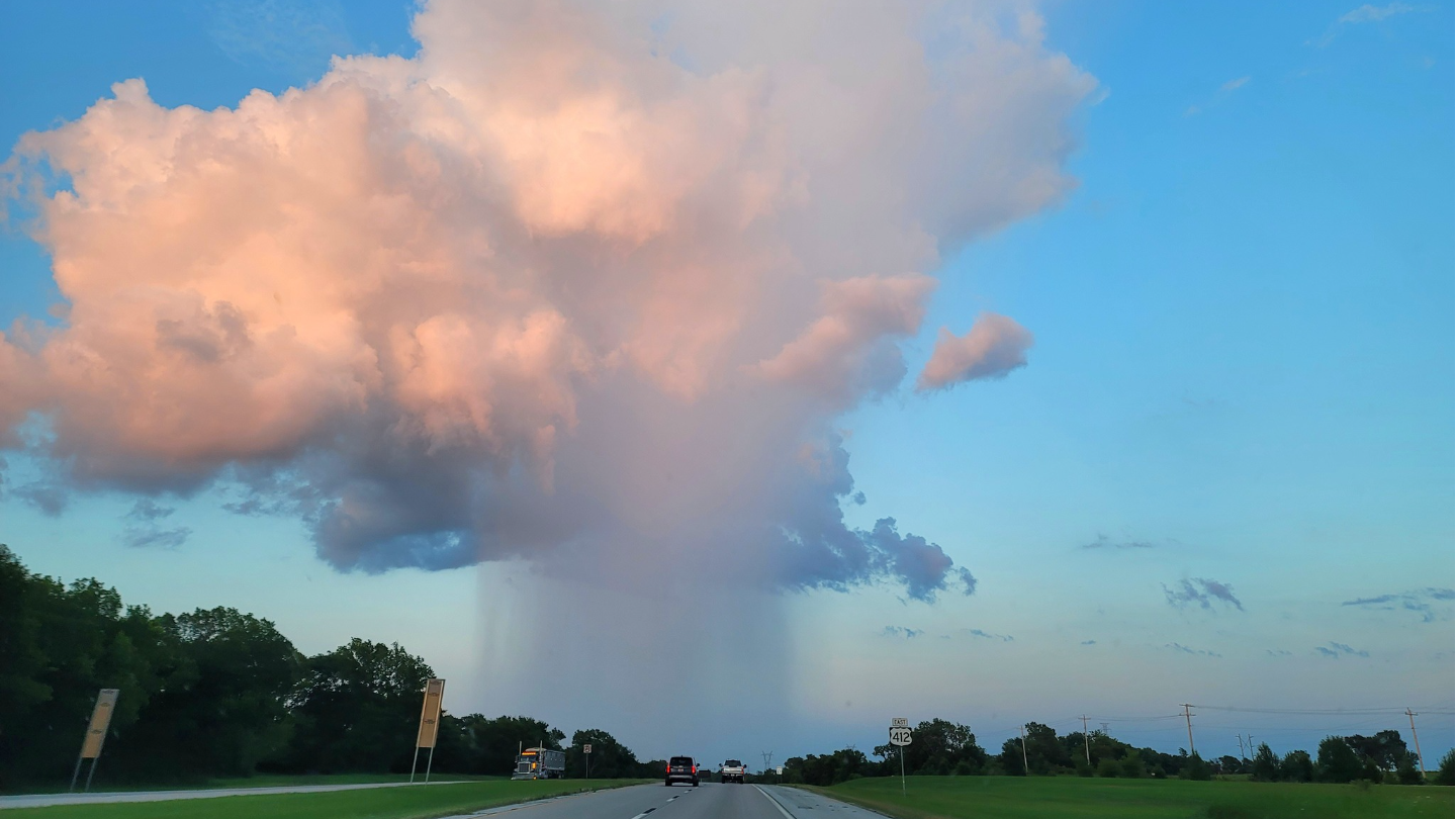 Pop-up storm near Catoosa - Nena Roberts