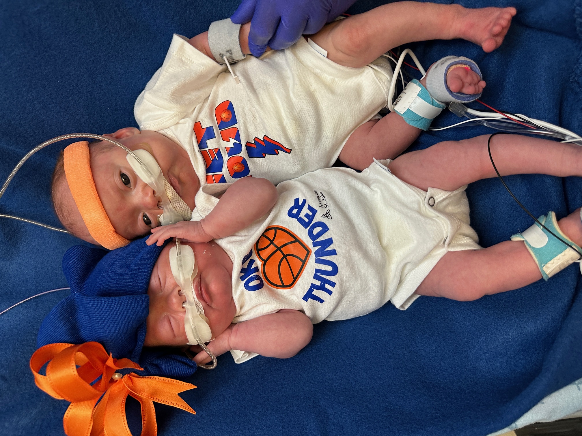 Ascension St. John NICU babies celebrate OKC Thunder finals