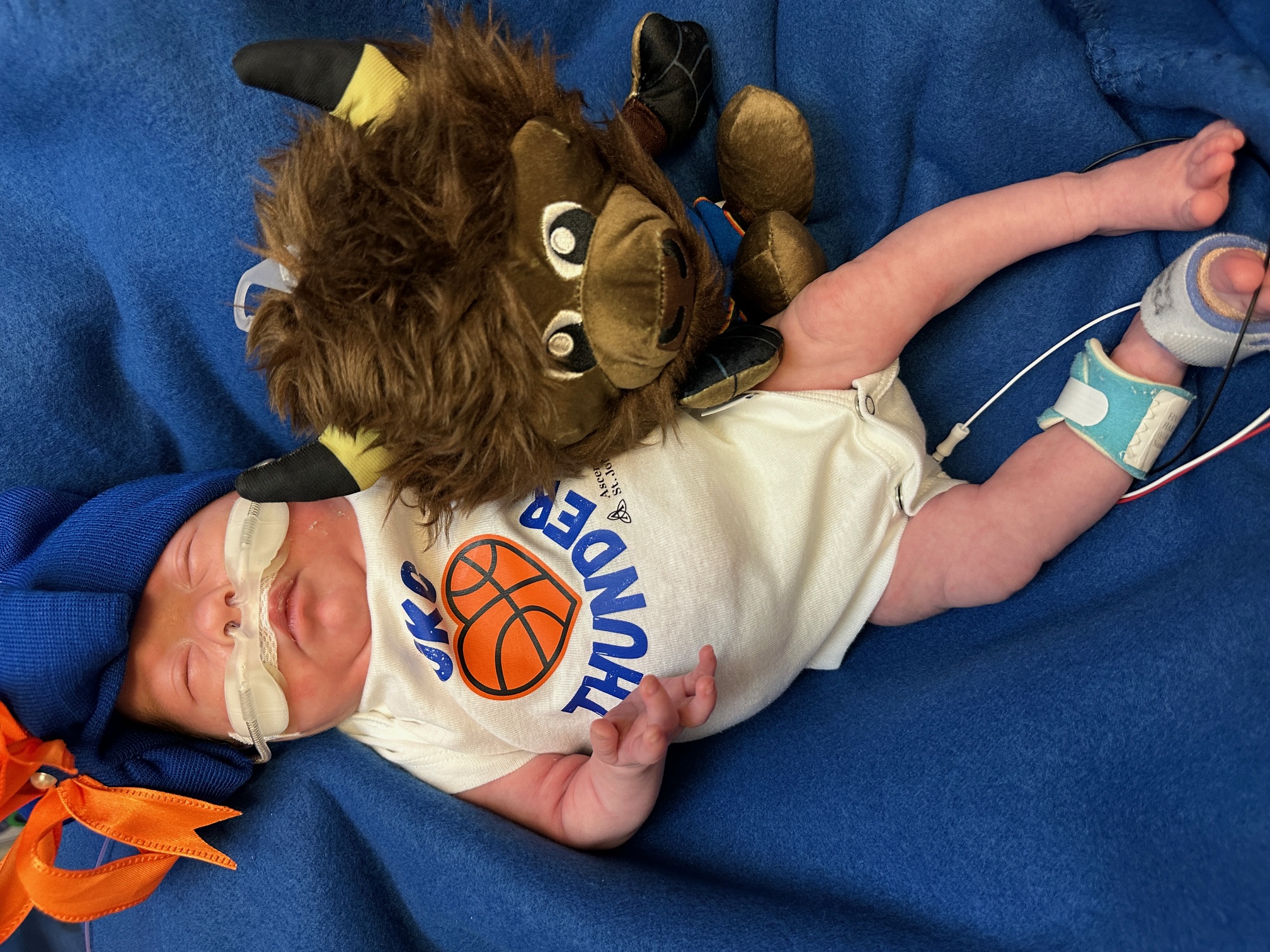 Ascension St. John NICU babies celebrate OKC Thunder finals