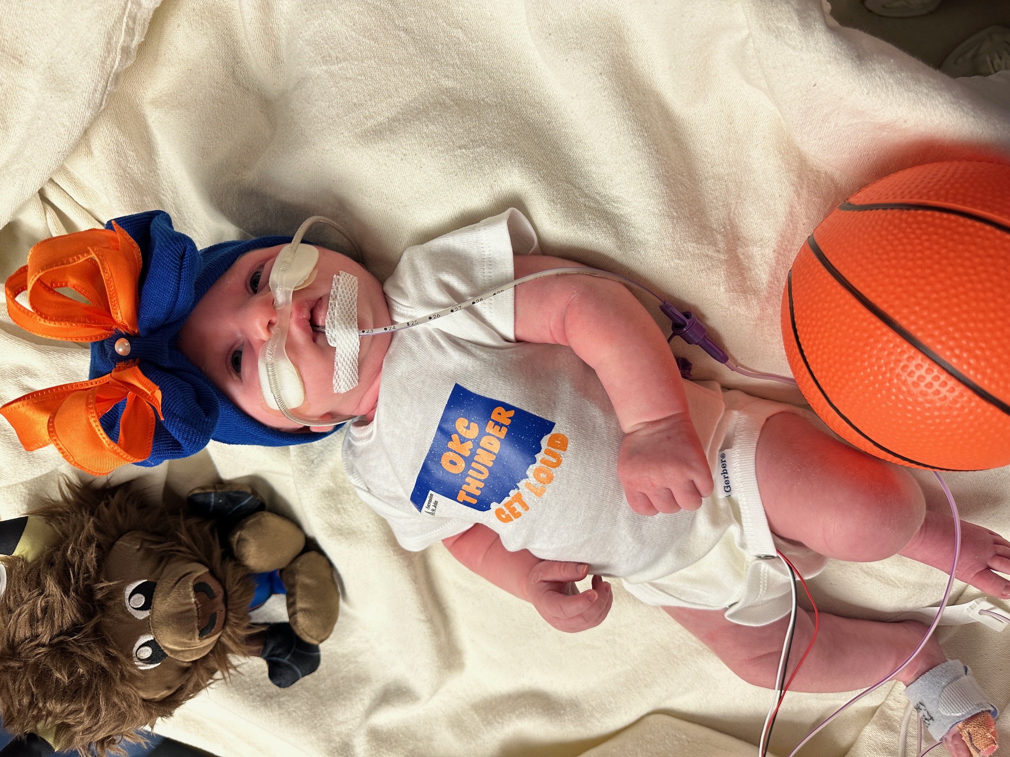 Ascension St. John NICU babies celebrate OKC Thunder finals