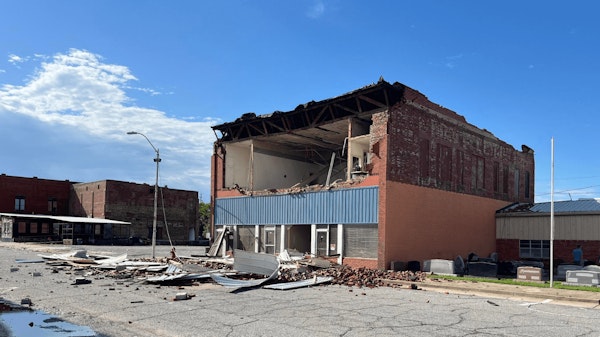 Catholic Charities Building Damage in McAlester