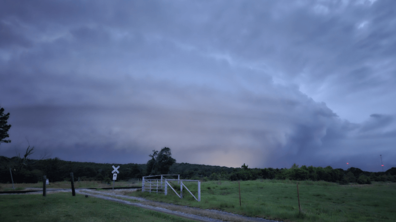 South of Krebs, looking toward McAlester