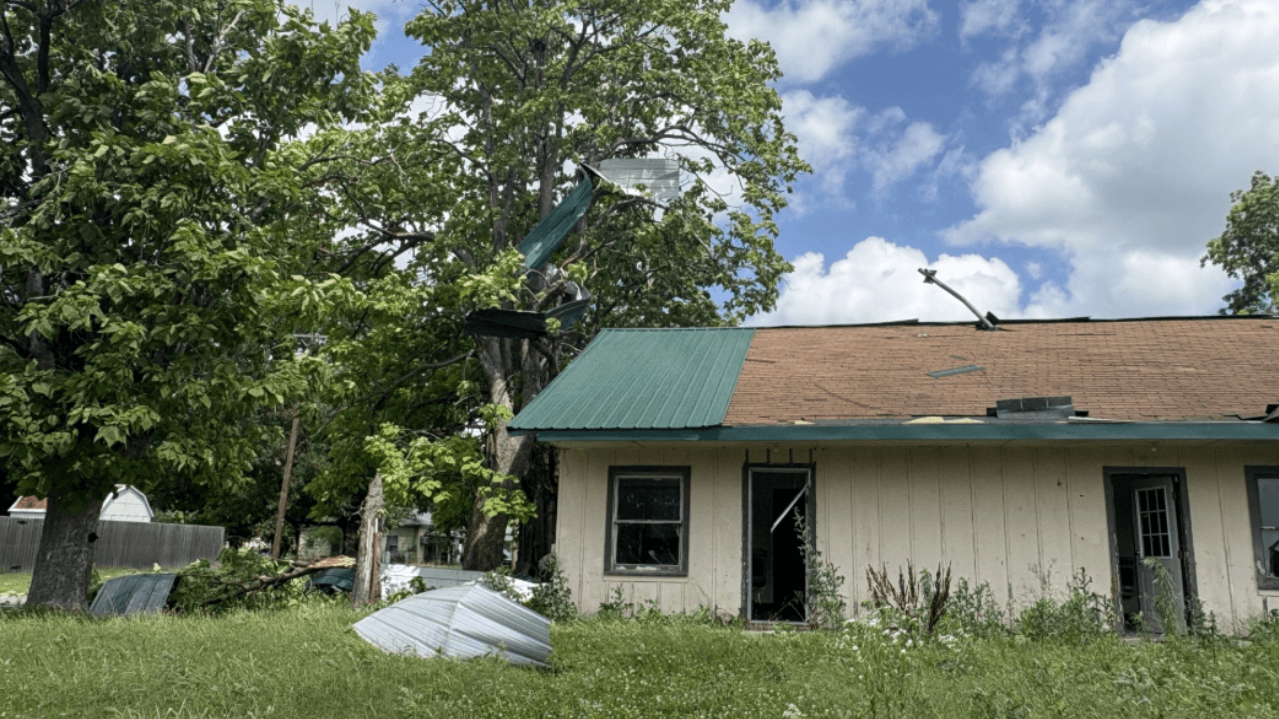 Stigler Roof Damage