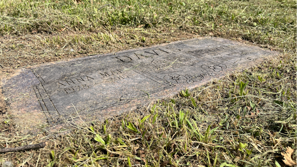 Tom's family's grave