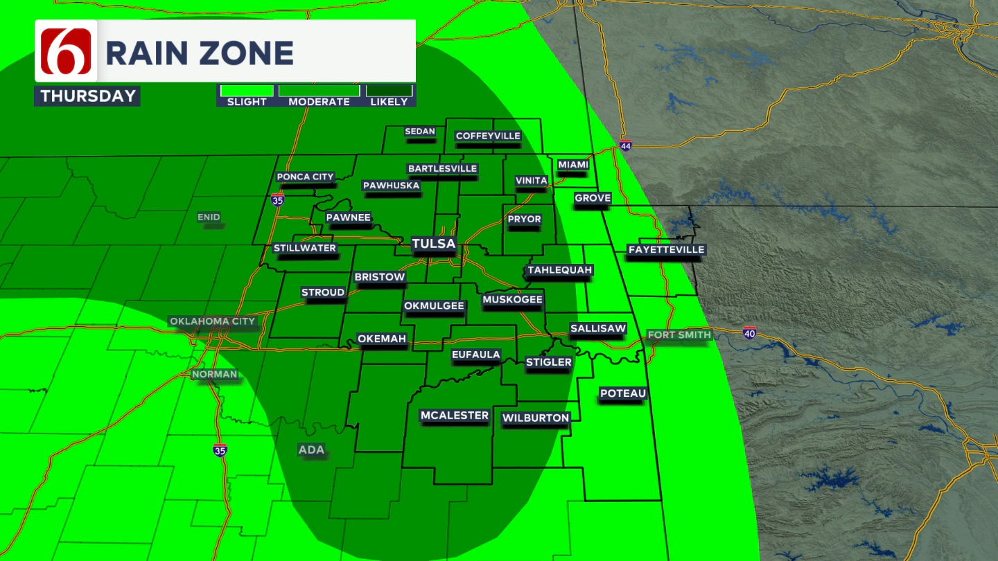 Quiet Midweek Before Storm Chances Return