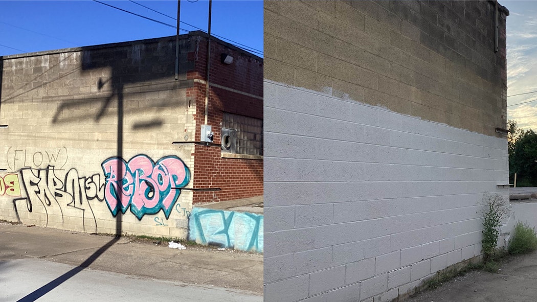 Downtown Tulsa Graffiti Removal