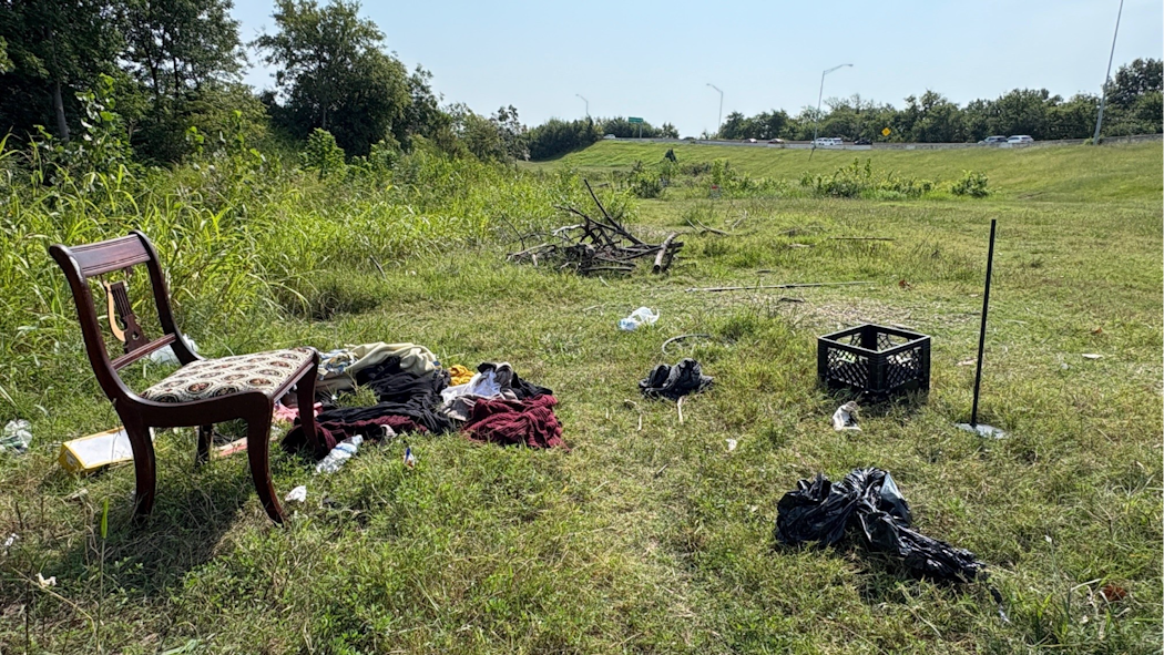 Homeless camp near BA Expressway