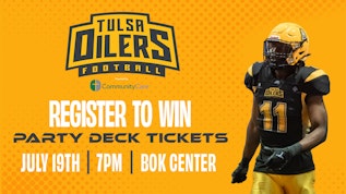 Tulsa Oilers Football Party Deck