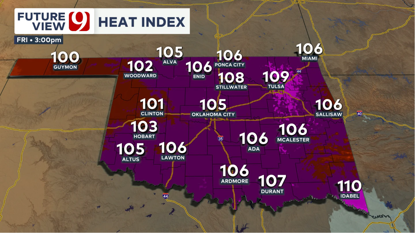 Heat Index Tomorrow