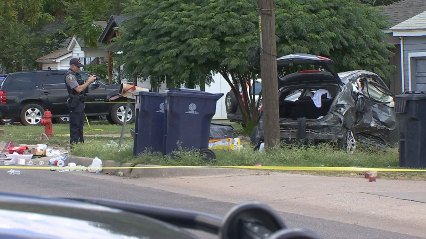 SW OKC Pursuit and Crash 