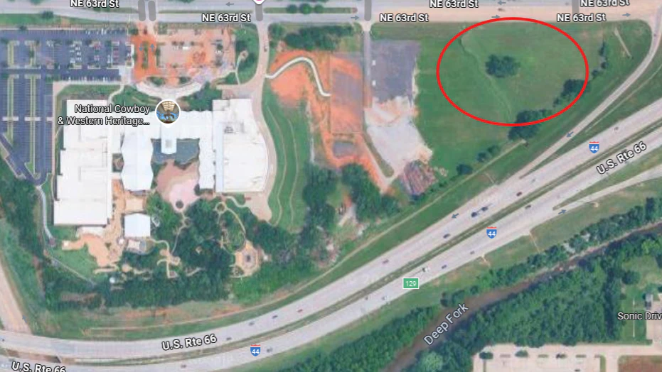 Expected location of Route 66 Boot
