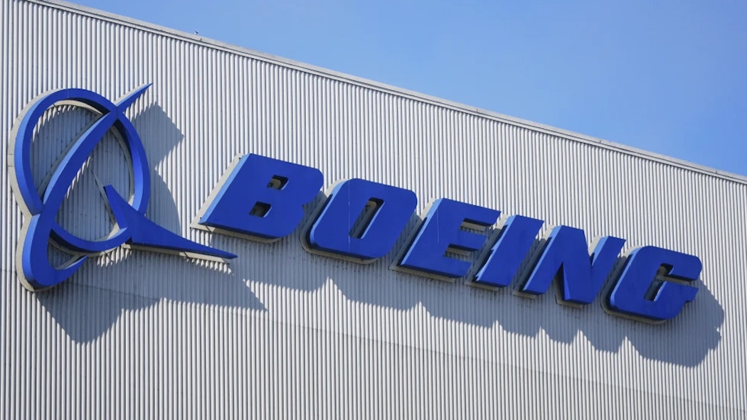 Boeing factory in Renton, Washington.