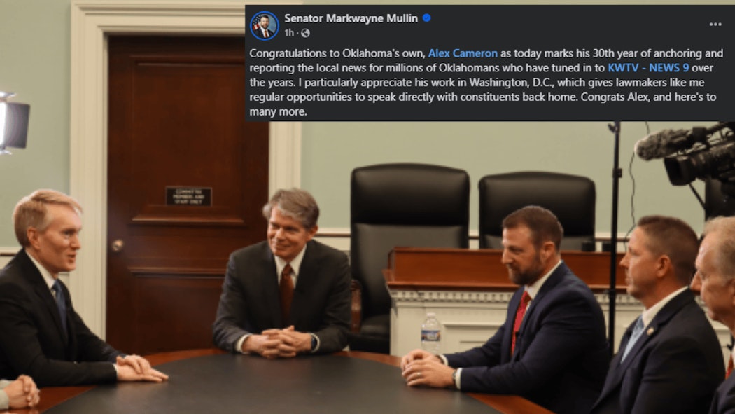 Markwayne Mullin shoutout for AC