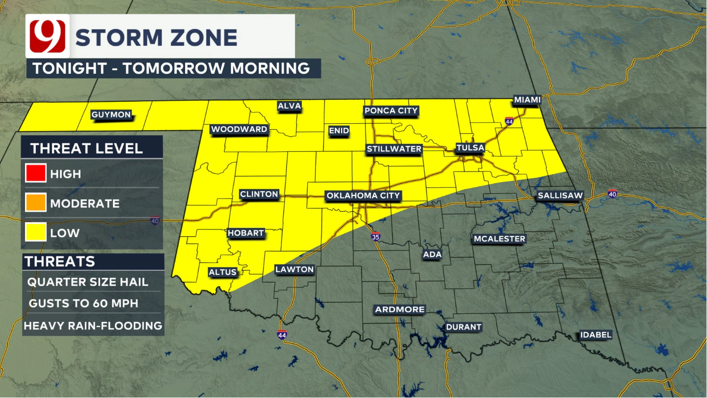 Storm Chances Tonight