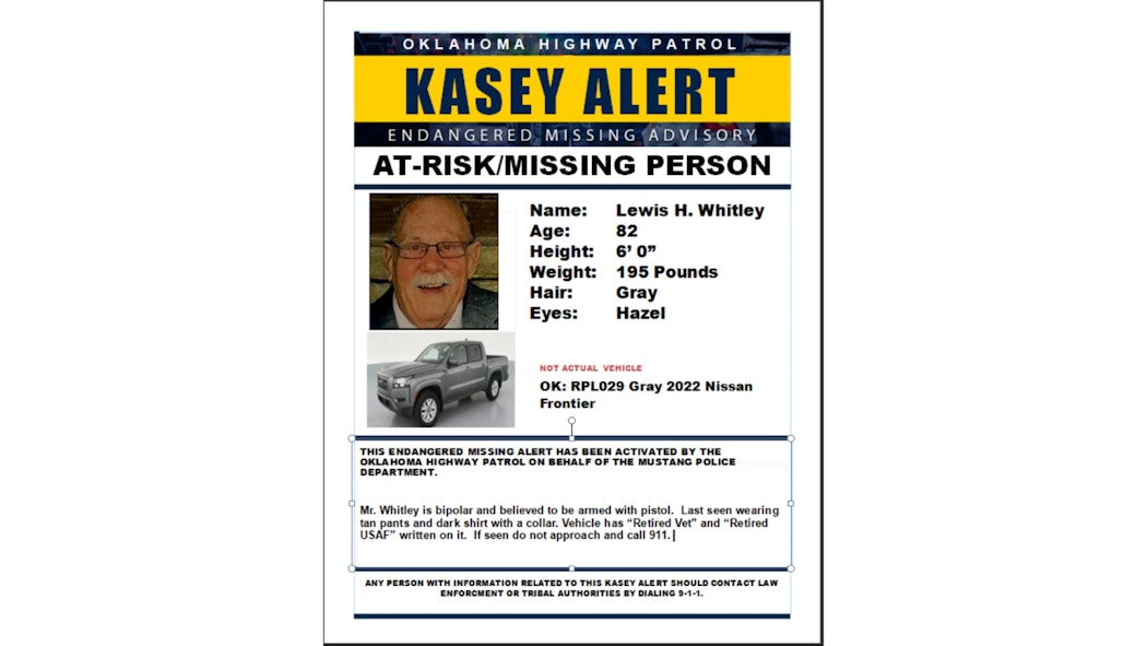 Kasey Alert: Lewis H. Whitley