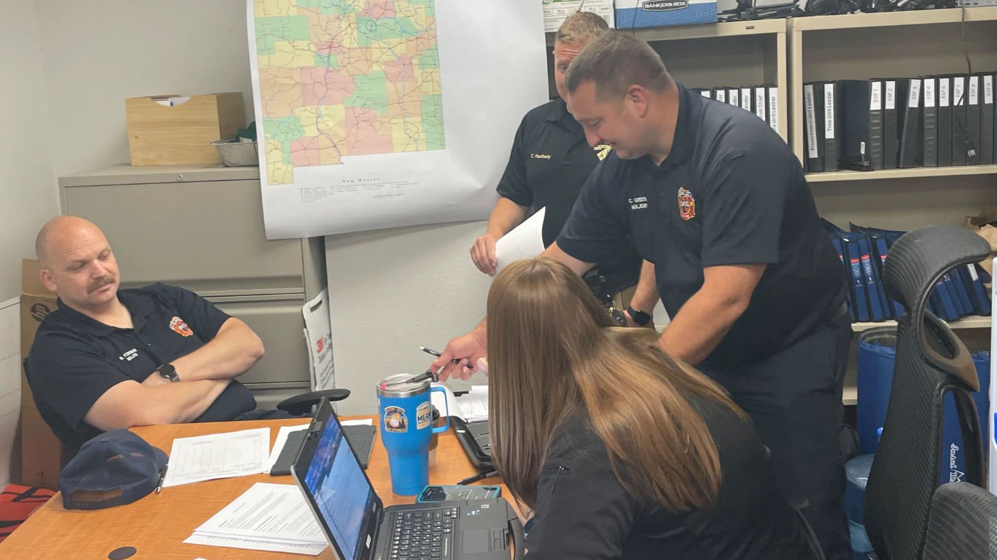 Incident Management Team for Oklahoma working in News Mexico 