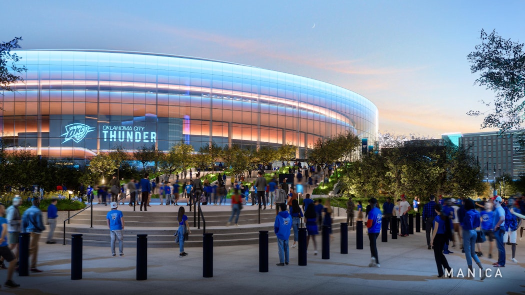 OKC Arena Exterior Rendering