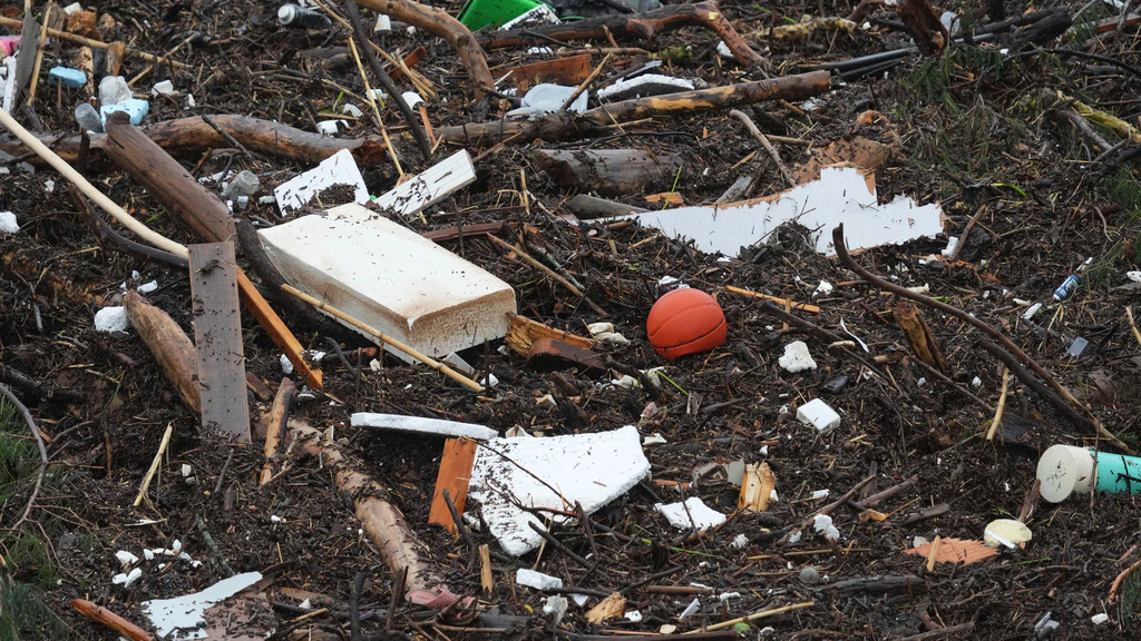 Debris from Guadalupe River Kerrville Texas July 4 2025