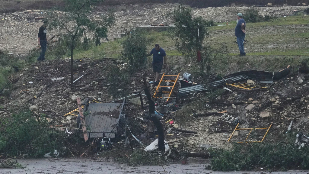 Guadalupe River damage survey Texas flooding July 4 2025