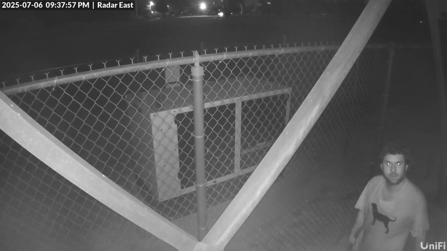 Suspect Seen on Security Camera