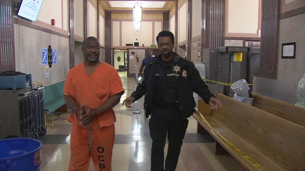 Clarence Bramlett in court
