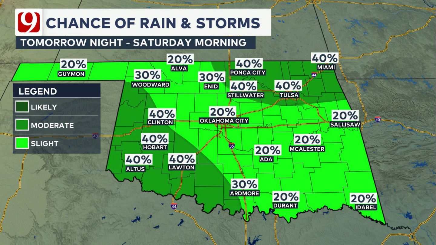 tomorrow night rains