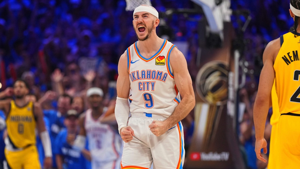 Alex Caruso at Game 5 NBA Finals OKC Thunder