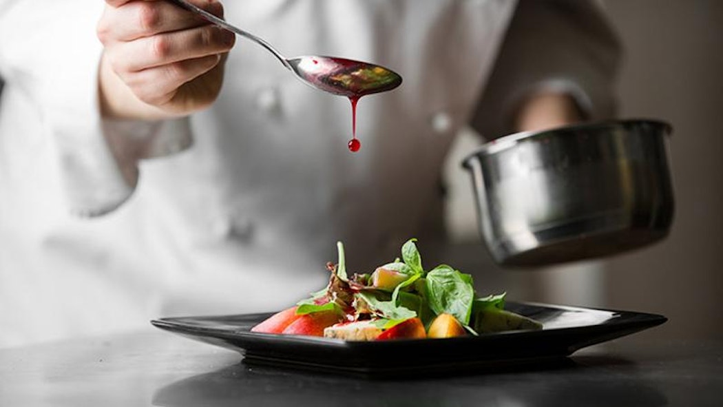 Chef creations on display