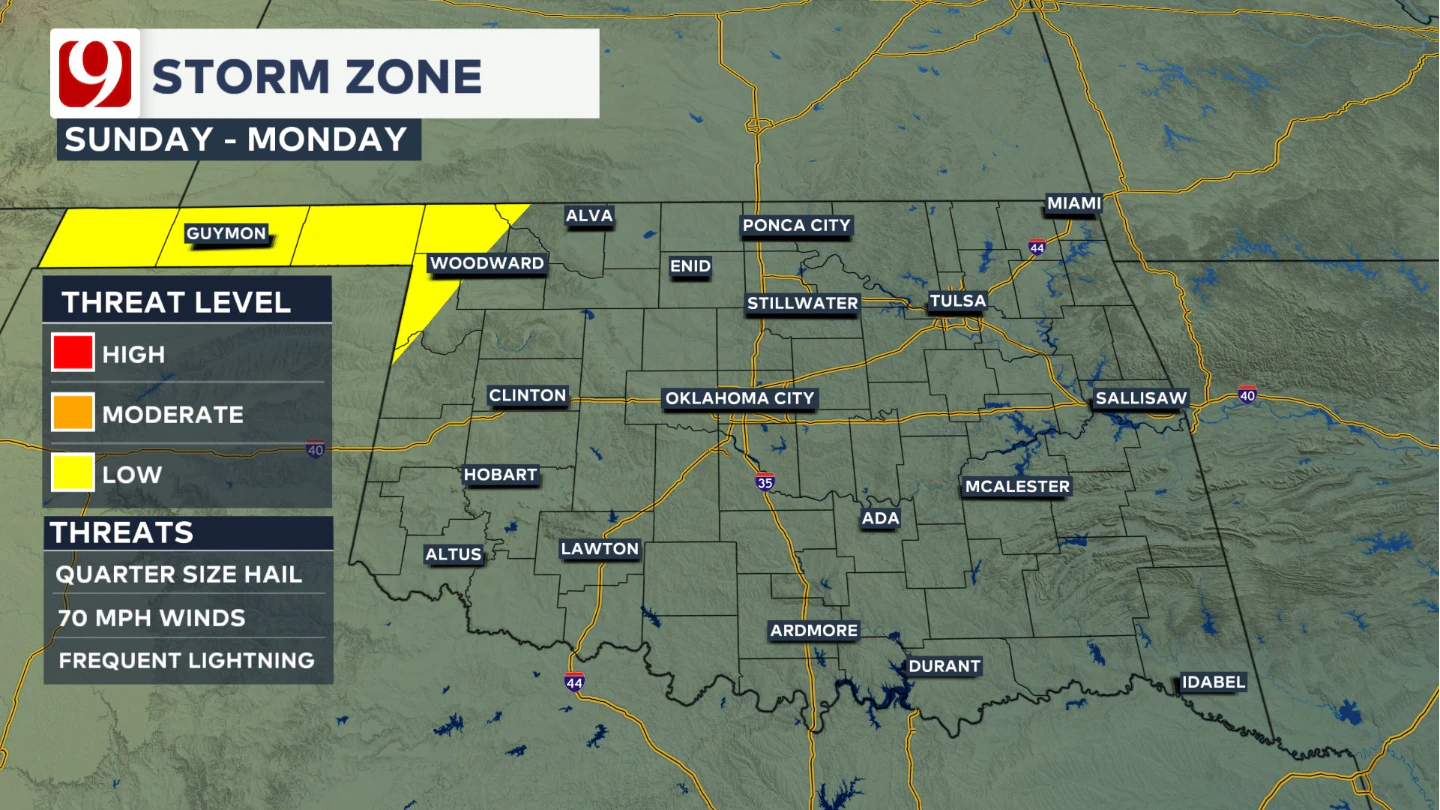 storms monday