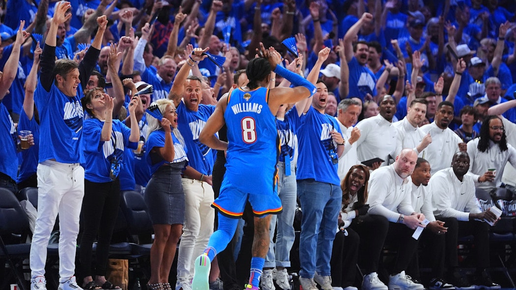Thunder crowd Game 7 2025 NBA Champions