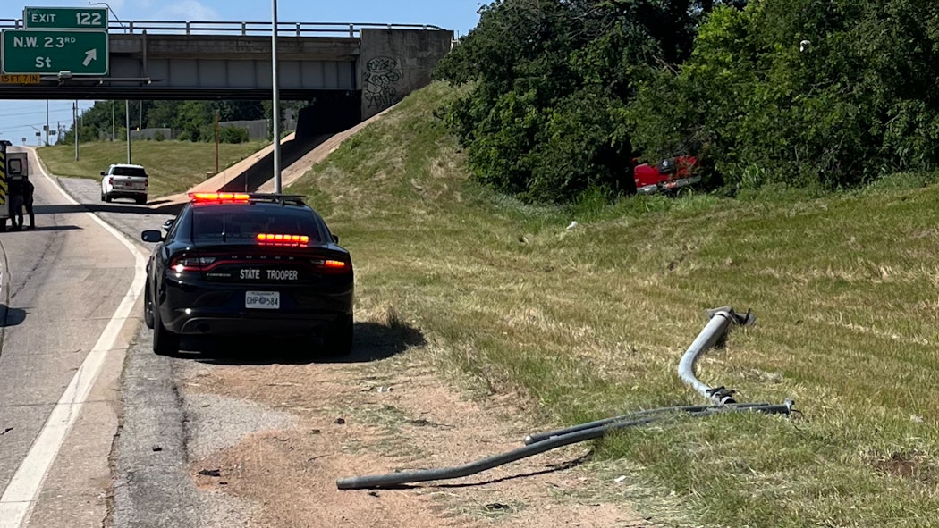 Truck Crash NW OKC