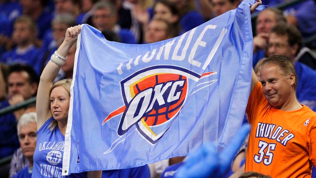 okc thunder flag