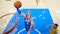 Thunder's Alex Caruso works Raising Cane's shift in OKC